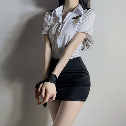 4 Piece Hostess Costume Nighty (5187)