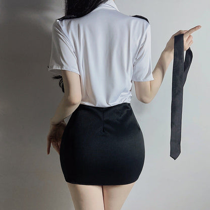 4 Piece Hostess Costume Nighty (5187)